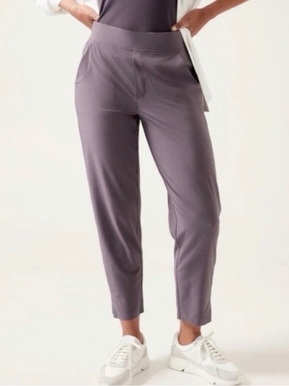 *NWT* Athleta Brooklyn Ankle Pants in Dusty Purple